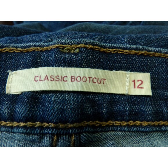 Levi's Women's Classic Bootcut Jeans Size 12 Blue Denim Stretchy 34x29 - Picture 6 of 9